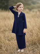 KIDS BAJU KEBARUNG HAWA (NAVY BLUE)