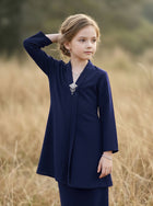KIDS BAJU KEBARUNG HAWA (NAVY BLUE)
